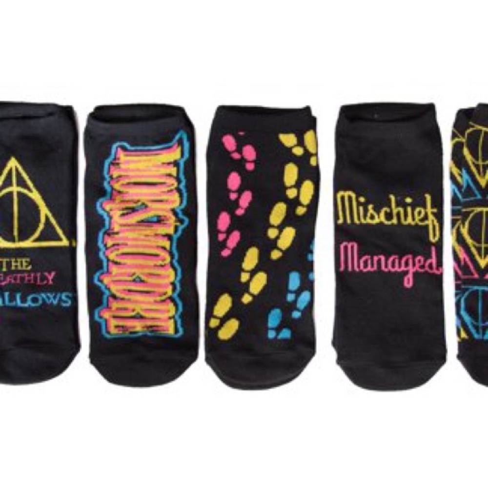 5 PAIR HARRY POTTER WOMEN SOCKS
